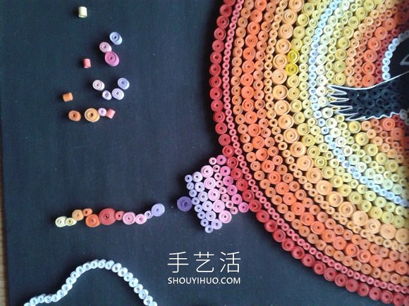 衍紙藝術(shù)家手工DIY梵高的“星月夜” -  itrip.net.cn