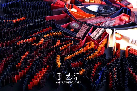 印象派風(fēng)格的衍紙人物肖像作品圖片 -  itrip.net.cn
