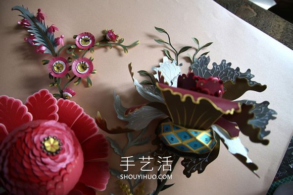 紙雕藝術(shù)家打造如寶石般的手工3D紙花卉 -  itrip.net.cn